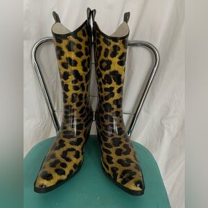 Leopard Print Cowboy Boots